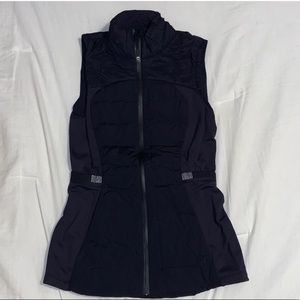 navy blue lulu lemon vest